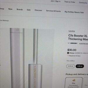 Lancome Cils Booster XL Mascara Primer - White and Silver